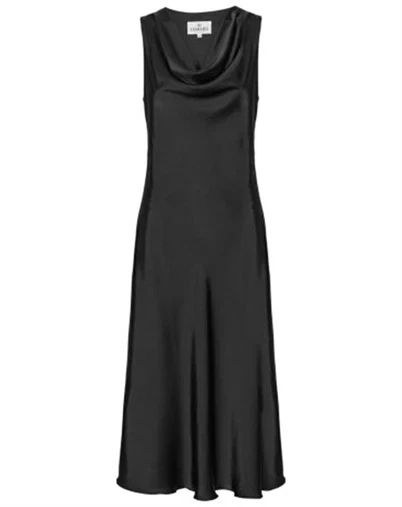 Karmamia Copenhagen - Flow Kjole - Semi Rich Black